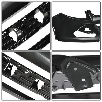 Findmall Primed Front Bumper Cover without Parking Sensor Holes Replacement for 2013-2016 Ford Escape