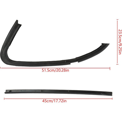 Findmall Window Weatherstrip Kit for 1973-1974 Chevrolet Blazer & C/K Pickups, 4-Piece