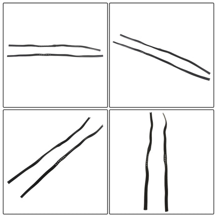 Findmall Door & Window Weatherstrip Seal Kit for Jeep CJ7 & Wrangler YJ, 10-Piece
