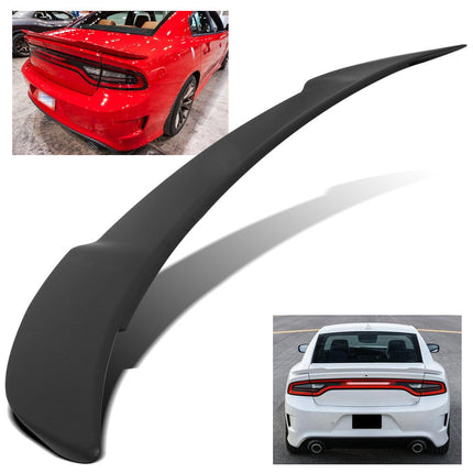 Findmall Matte Black Rear Trunk Spoiler Wing Replacement for 2011-2018 Charger Hellcat Style