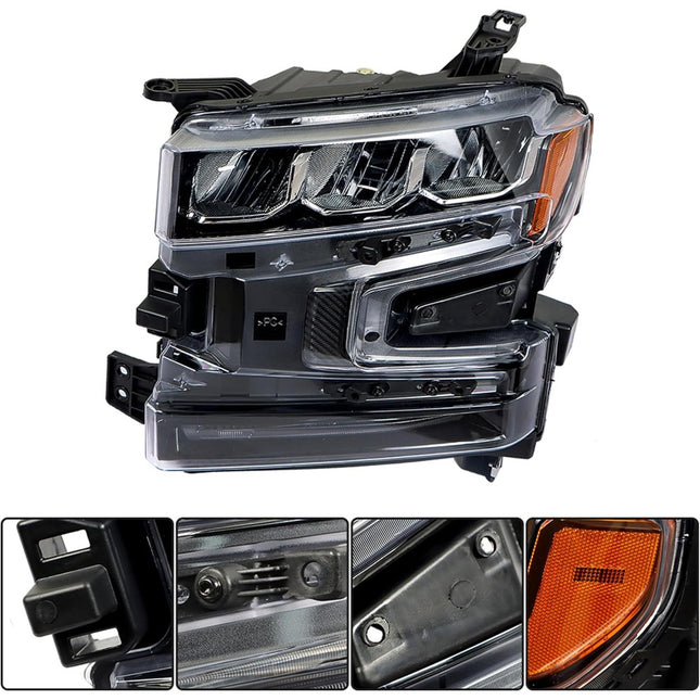 Findmall Headlights Assembly Replacement for Silverado 1500 2019-2020