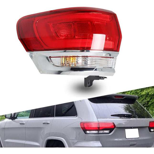 Findmall Curved Tail Light Assembly for 2014‑2020 Jeep Grand Cherokee Rear Left Driver Side, Replaces 68110016AG CH2805106