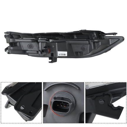 Findmall Headlight Assembly with DRL Replacement for Blazer Left LH