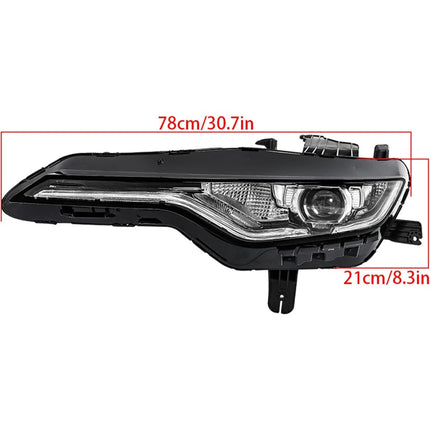Findmall Headlight Headlamp Assembly Halogen Driver Side Replacement for Camaro SS 1SS 2SS RS 2019 2020 2021 2022 2023 2024 Replacement for 84756147 Left LH