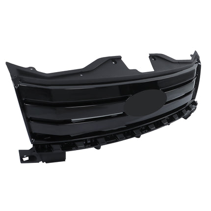 Findmall Front Grille Upper Glossy Black Replacement for Edge Sport Utility 4-Door 2007-2010