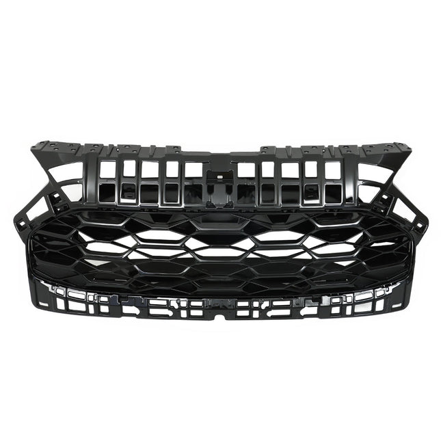 Findmall Glossy Black Honeycomb Mesh Front Upper Bumper Grille Replacement for HR-V 2023-2024