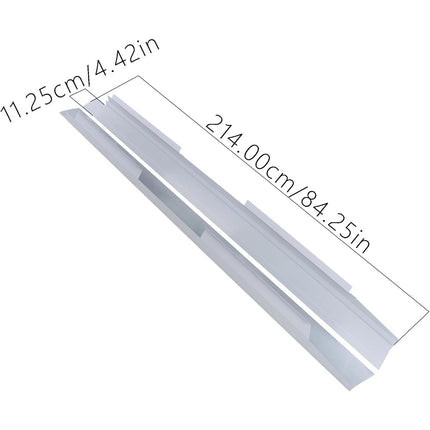Findmall Outer Rocker Panel Pair for 2007-2017 Ford Expedition, Silver