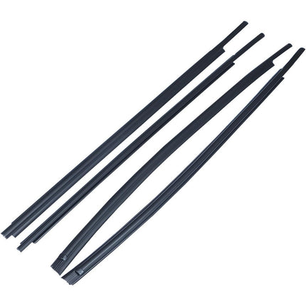 Findmall Window Weatherstrip Kit for 2007-2018 Toyota Tundra CrewMax, 4-Piece
