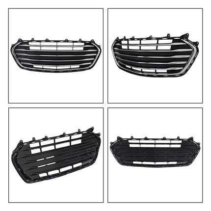 Findmall 2-Piece Front Upper and Lower Bumper Grille Set Replacement for Trax LS LT and Premier 2017-2020