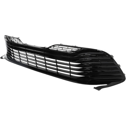Findmall Front Upper and Lower Grille Set for 2018-2020 Toyota Camry L LE XLE, Gloss Black