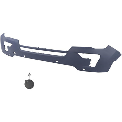 Findmall Primed Front Bumper Cover with Sensor Holes Replacement for 2018-2019 Ford Explorer
