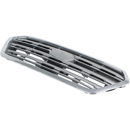 Findmall Front Upper Mesh Grille for 2015-2017 Subaru Outback, Chrome