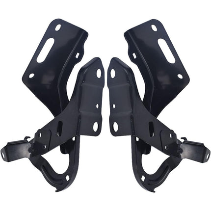 2Pcs Hood Hinge Set Steel Black Replacement for 2016-2021 HR-V HO1236141 HO1236142 60120T7WA01ZZ 60170T7WA01ZZ