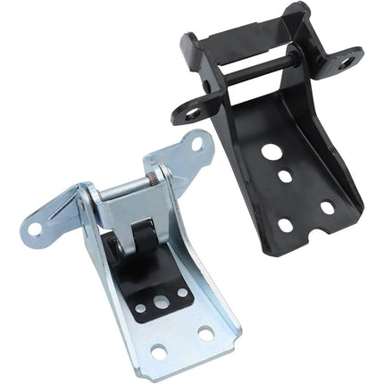 2-Pack Left Right Door Hinge Upper Lower Set for 1980-1996 Bronco F150 F250 - Steel, Standard, Unfinished