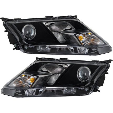 Findmall Headlight Assemblies for 2010–2012 Ford Fusion Front Left and Right, Replaces FO2502273 and FO2503273