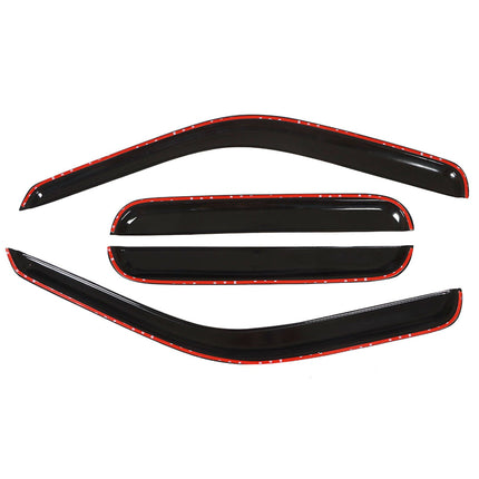 Findmall Side Window Visor Vent Rain Guard Deflector Replacement for 1999-2016 F250 F350 F450 F550 Super Duty Crew Cab