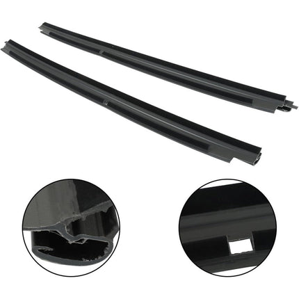 Findmall Front Outer Window Sweep Seals for Chevrolet Silverado 1500 & Tahoe, Pair