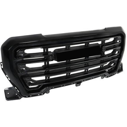 Findmall Front Mesh Grille Assembly for 2019-2021 GMC Sierra 1500, Gloss Black