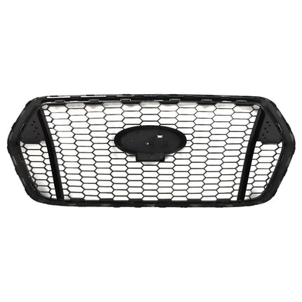 Findmall Front Grille Upper Glossy Black Honeycomb Style Replacement for Transit T150 T250 T350 2020-2022