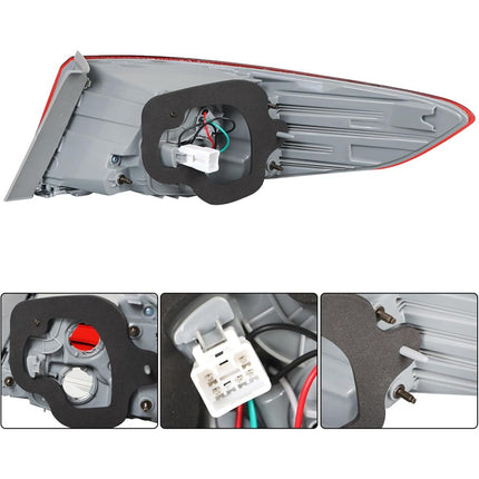 Findmall Outer Tail Light Assembly for 2018–2019 Hyundai Sonata Rear Left Driver Side, Replaces 92401-C2500