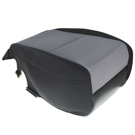 Findmall Driver Side Bottom Cloth Seat Cover Replacement for 2007-2014 Silverado 1500 2500 Black Gray
