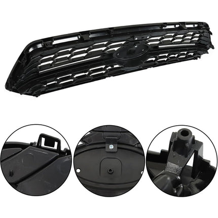 Findmall Front Upper Honeycomb Grille for 2018-2021 Subaru WRX, Black