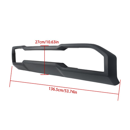 Findmall Front Bumper Lower Open-Style Skid Plate for 2022-2024 GMC Sierra 1500, Gray