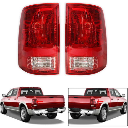 Findmall Tail Light Assembly for 2009‑2018 Dodge RAM Rear Left Right Side, Replaces 55277414AF 55277415AF