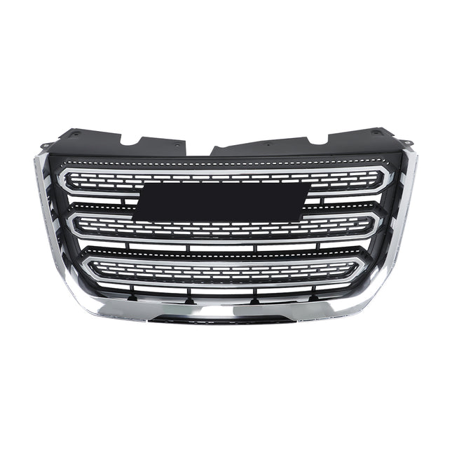 Findmall Chrome Frame Black Mesh Front Upper Bumper Grille Replacement for Terrain SLT 2016-2017 23379210 GM1200724
