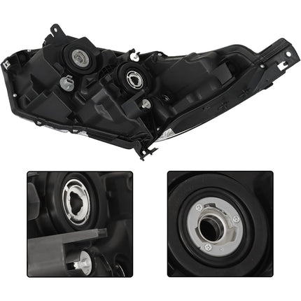 Findmall Headlight Assemblies for 2019–2021 Honda HR-V Front Left and Right, Replaces 33150-T7A-A31 and 33100-T7A-A31