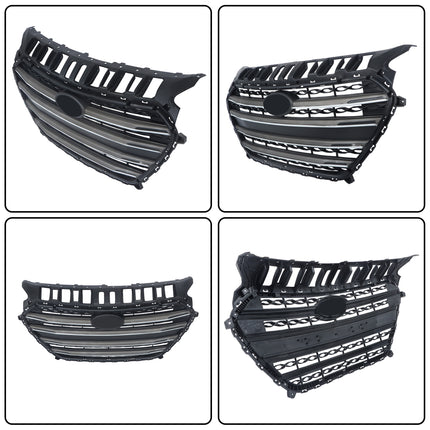 Findmall Front Bumper Grille Black Replacement for Elantra GT 2016 86350-A5800