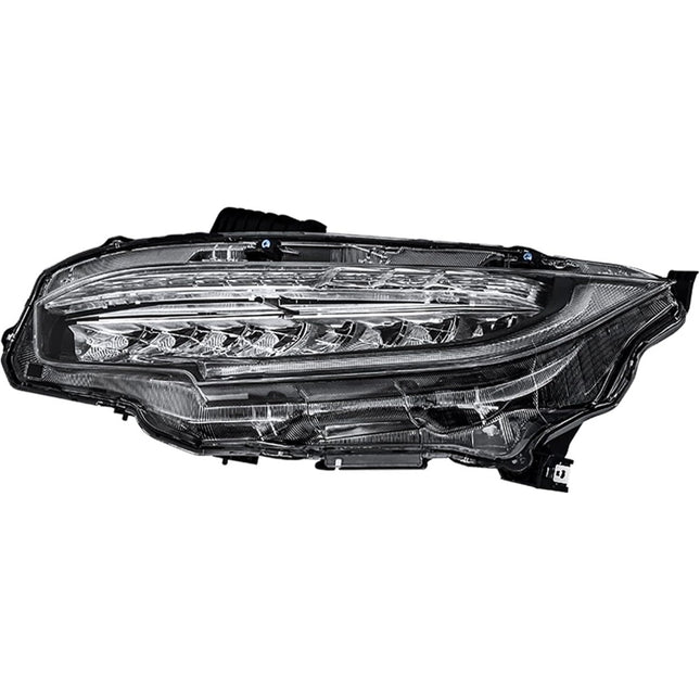 Findmall Headlight Assembly for 2016 Honda Civic Front Left Driver Side, Replaces HO2502176