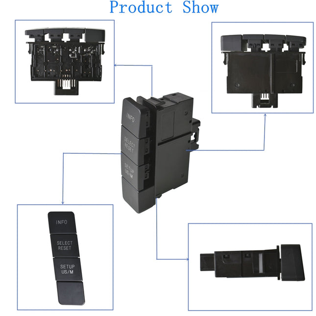 Findmall 84977-0C020 Drive Monitor Switch Replacement for Toyota Tundra Sequoia SR5 2008-2013