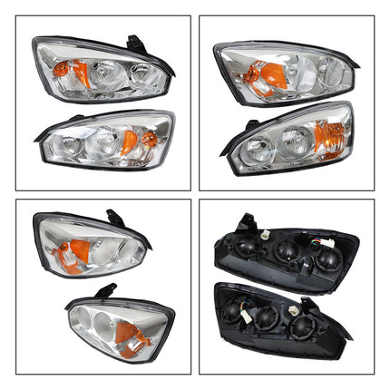 Findmall Headlights Replacement for Malibu SS 2004 2005 2006 2007 2008 Headlights Pair Left Right Side (Passenger Driver Side)