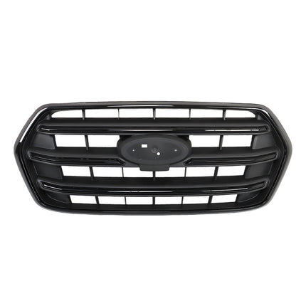 Findmall Front Grille Upper Glossy Black Straight Trim Style Replacement for Transit T150 2020-2022