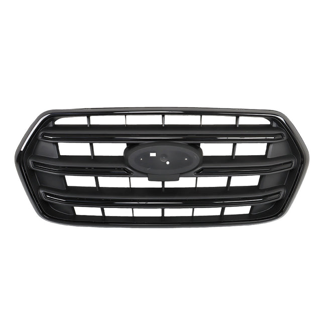 Findmall Glossy Black Straight-Trim Front Upper Grille Replacement for Transit T-150 2020-2022