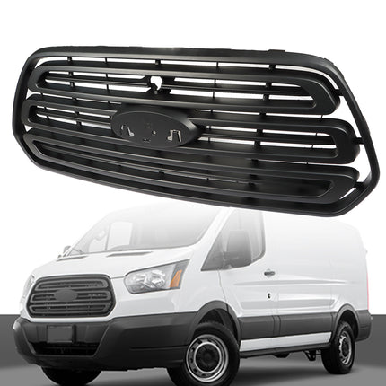 Findmall Front Grille Bumper Black Plastic Assembly Replacement for 2015 2016 2017 2018 2019 Transit
