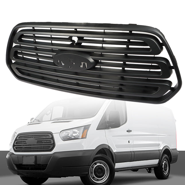Findmall Black Front Bumper Grille Assembly Replacement for Transit 2015-2019