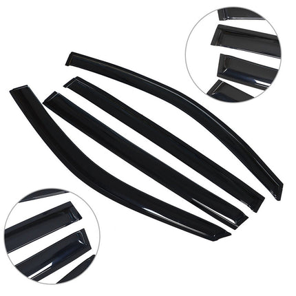 Findmall Side Window Visors Rain Guard Wind Vent Shade Deflector Replacement for 2014-2019 Toyota Highlander