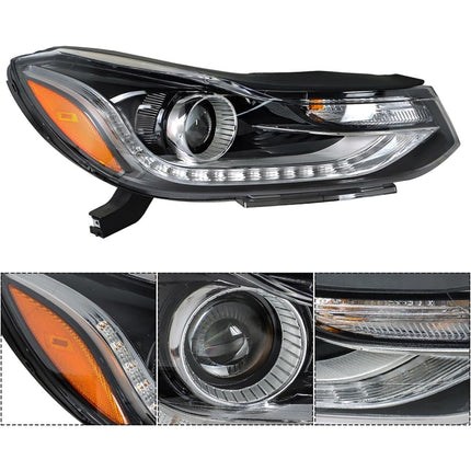 Findmall Headlight Headlamp Assembly Replacement for Trax 2017 2018 2019 Replacement for 42725481 Passenger Side Right RH