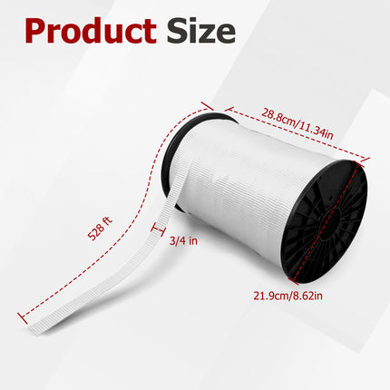 Findmall Polyester Pull Tape Flat Rope, Mule Tape Cable Pulling Tape for Electrical Wire Pulling, Gear Tightening, Cargo Securing & Outdoor Use