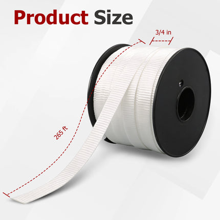 Findmall Polyester Pull Tape Flat Rope, Mule Tape Cable Pulling Tape for Electrical Wire Pulling, Gear Tightening, Cargo Securing & Outdoor Use