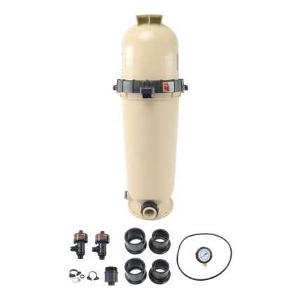 Findmall 160318 Single Cartridge Pool Filter Pump 200GPM 200Sq Replacement for 159303, 16-0318, 160318, EC-160318, PAC-05-504