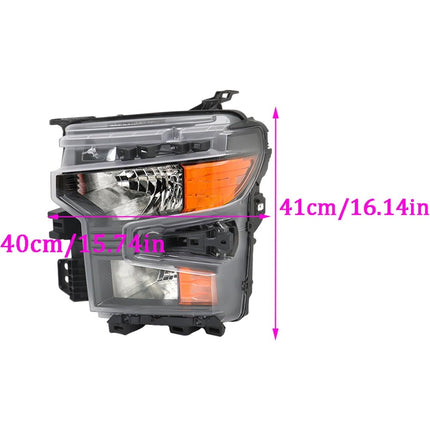 Findmall Headlights Assembly Replacement for Silverado 1500 2022-2024