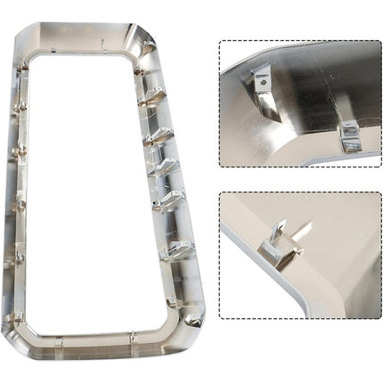 Findmall Chrome Front Grille Outer Frame Shell Replacement for F-250 F-350 F-450 and F-550 Super Duty 2011-2016