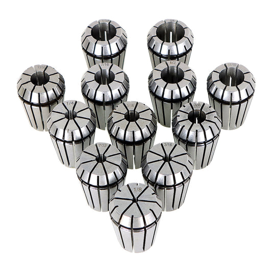 findmall ER25 Spring 12Pcs Collet Set Fit for CNC Milling Lathe Tool Engraving Machine