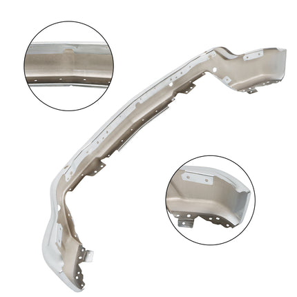 Findmall Chrome Steel Front Bumper Face Bar with Parking Sensor Holes Replacement for 2022-2023 Chevrolet Silverado 1500