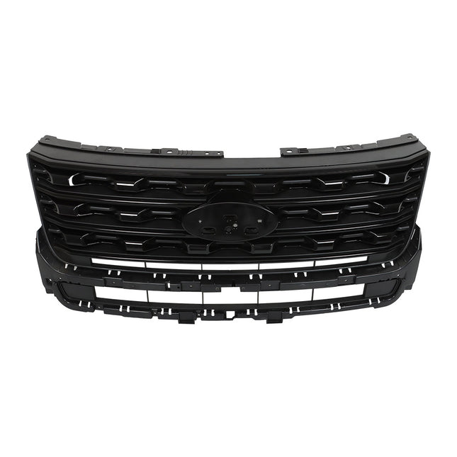 Findmall Glossy Black Mesh Front Upper Grille Replacement for Explorer 2016-2017 FO1200578