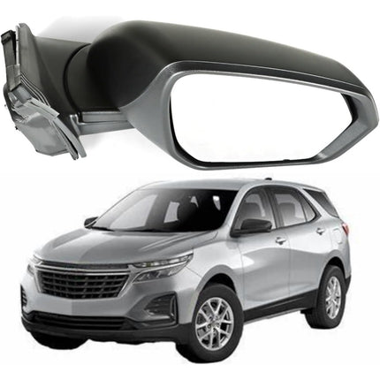 Findmall Side Mirror Assembly for 2018-2022 Equinox, Passenger Side, Heated, No Turn Signal