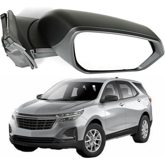 Findmall Side Mirror Assembly for 2018-2022 Equinox, Passenger Side, Heated, No Turn Signal